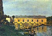 Maschinenhaus der Pumpe in Marly Alfred Sisley